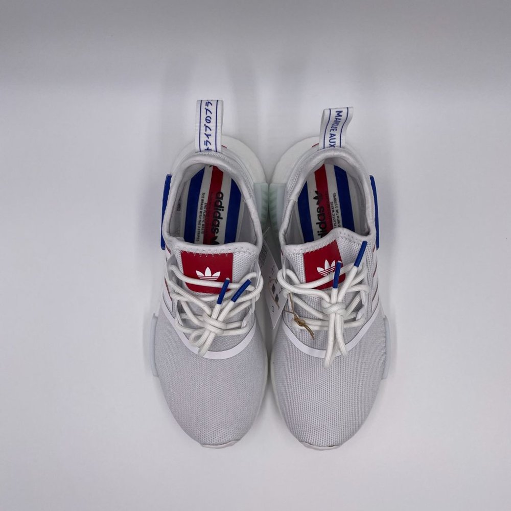 adidas NMD R1 White / Red Womens Shoes - Picture 5 of 8